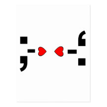 De Punctuatie Smileys- van Texting van de liefde Wens Kaart