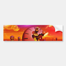 De reeks van het surrealisme bumperstickers