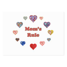 De Regel van het mamma Visitekaart Sjablonen
