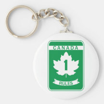 De Regels van Canada Sleutel Hanger