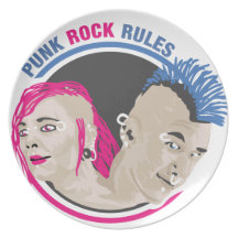 De Regels van het punk rock Diner Borden