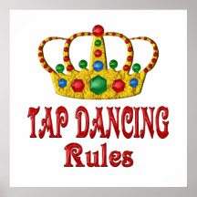 DE REGELS VAN TAPDANSEN AFDRUK