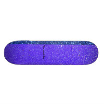 De regenboog schittert skate deck