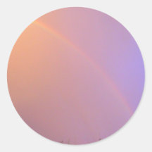 De Regenboog van de zomer Sticker