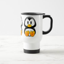 de reismok van de babypinguïn tux