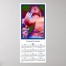De reuze Kalender van de Muur van de Grotten 2011  Posters