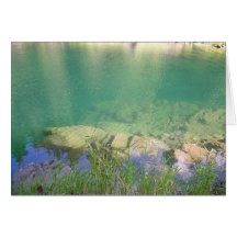 De Rivier van Breitenbush, Oregon Wenskaart