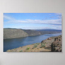De Rivier van Colombia, Oostelijk Washington Print