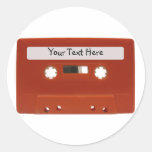 De rode Klantgerichte Stickers van de Band van de 