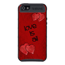 De rode Liefde is Al Geval van de Telefoon
