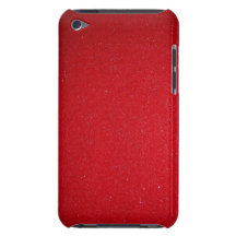 De rode Minimale Aanraking van de Fonkeling iPod iPod Case-Mate Hoesjes