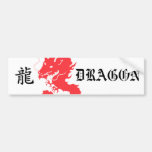 De rode sticker van de Bumper van de Brief van de  Bumperstickers