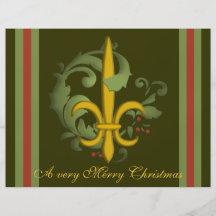 De Rol Fleur DE lis van Kerstmis Fullcolor Folder