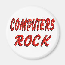 De ROTS van computers Koelkast Magneten