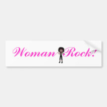 De Rots van de vrouw! Bumperstickers