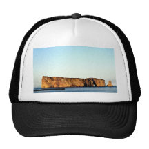 De Rots van Perce, Gaspe, Quebec, Canada de vormin Petten Met Netje