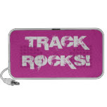 De Rotsen van het spoor! Roze Mp3 Speakers