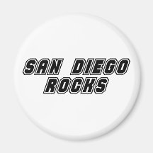 De Rotsen van San Diego Koelkast Magneten