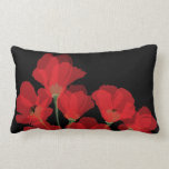 De Rouge Sur Noir van Fleurs kussens