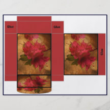 De roze Doos van het Graangewas van de Bloem Fullcolor Folder