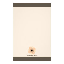 De roze Franse Kantoorbehoeften van de Anemoon Briefpapier