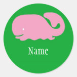 De roze Sticker van de Meisjes van de Walvis