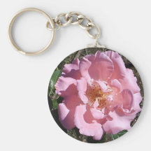 De roze Thee nam Keychain toe Sleutel Hanger