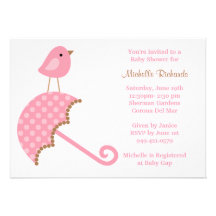 De roze Uitnodiging van het Baby shower