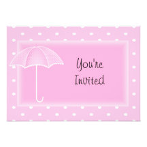 De roze Uitnodiging van het Baby shower van de Par