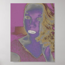 De Rug van de Flits van Lavendar Afdruk