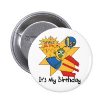 De ruimte Vreemde 1st T-shirts en de Giften van de Speld Button