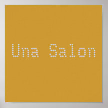 De Salon van Una Print