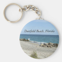 De Scène van het Strand van Florida FL van het Str Sleutelhanger