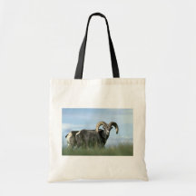 De schapen van de steen (Paar rammen) Canvas Tassen