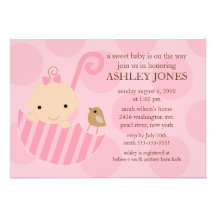 De schattige Uitnodiging van het Baby shower van d