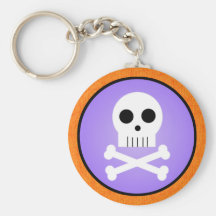 De Schedel Halloween van Kawaii Sleutelhanger