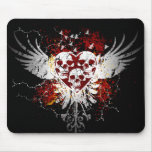 De Schedel Mousepad van het hart Muis Mat
