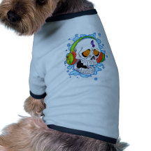 De Schedel van de muziek Dieren Shirt
