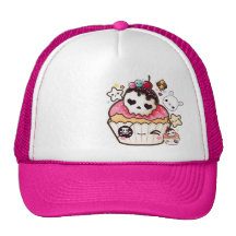De schedelpiraat van Kawaii cupcake Mesh Petten