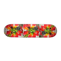De schedels van het skateboard