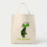 De Schildpad van de cartoon Canvas Tas