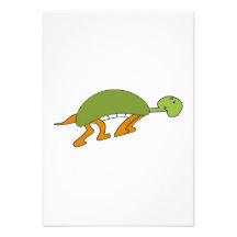 De Schildpad van de cartoon Uitnodiging