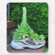De Schoen ~ van de tuin mousepad Muis Matten