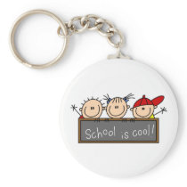 De school is Koel sleutelhangers