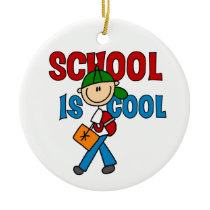 De School van de jongen is Koel ornamenten