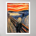 De "schreeuw" door Edvard Munch Print