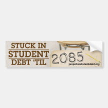 De Schuld van de student Bumpersticker