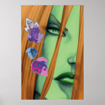 De Sirenes van de Stad van Gotham Cv8 Posters