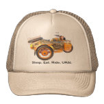 De slaap, eet, berijdt, URAL Trucker Petten
