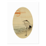 De slaapbriefkaart van de reiger wens kaarten